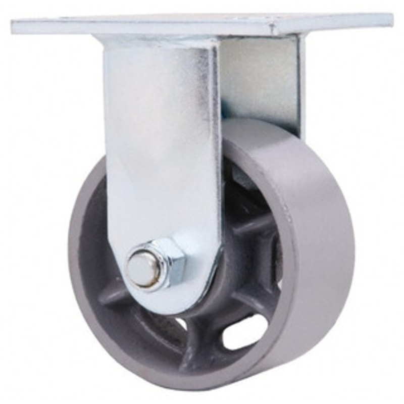 Value Collection 4 Diam x 2 Wide x 5-5/8 OAH Top Plate Mount Rigid Caster Semi-Steel, 700 Lb Capacity, Roller Bearing, 4 x 4-1/2 Plate GMC-SH-0086 – 66028184