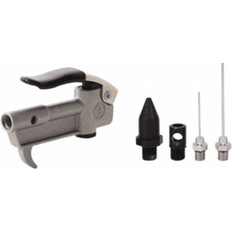 Value Collection 5 Piece Aluminum Body Air Gun Kit 1/4 NPT Inlet, 150 Max psi, Aluminum Hose 4010951520JP – 61543997