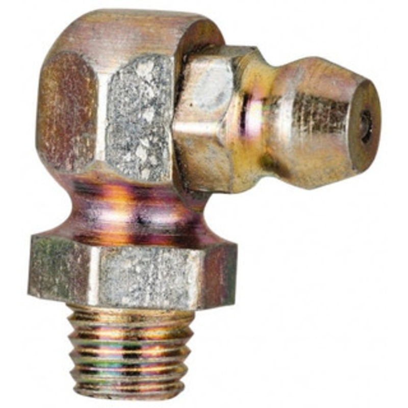 Value Collection 90 Head Angle, 1/4-28 Steel Thread-Forming Grease Fitting 9.53mm Hex 89817076 – 89817076