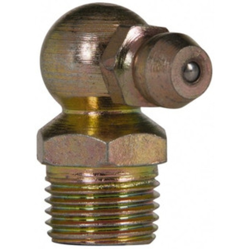 Value Collection 90 Head Angle, 1/8 NPT Steel Standard Grease Fitting 11.11mm Hex 89817159 – 89817159