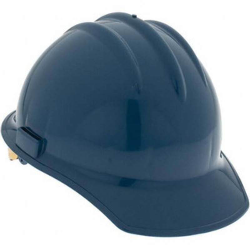 Value Collection ANSI Type I Class E & G 6-Point Hard Hat High Density Polyethylene, Blue BD–24889-B – 53613501