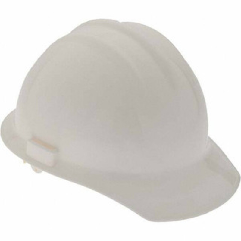 Value Collection ANSI Type I Class E & G 6-Point Hard Hat High Density Polyethylene, White BD–24888-W – 53620746