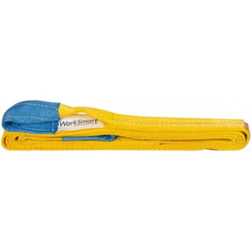 Value Collection 10 ft. Long x 2 Wide, 3,200 Lb Vertical Capacity, 1 Ply, Polyester Web Sling 2,500 Lb Choker Capacity, with Eye & Eye (Twisted) WS-MH-SLNG1-196 – 43681956