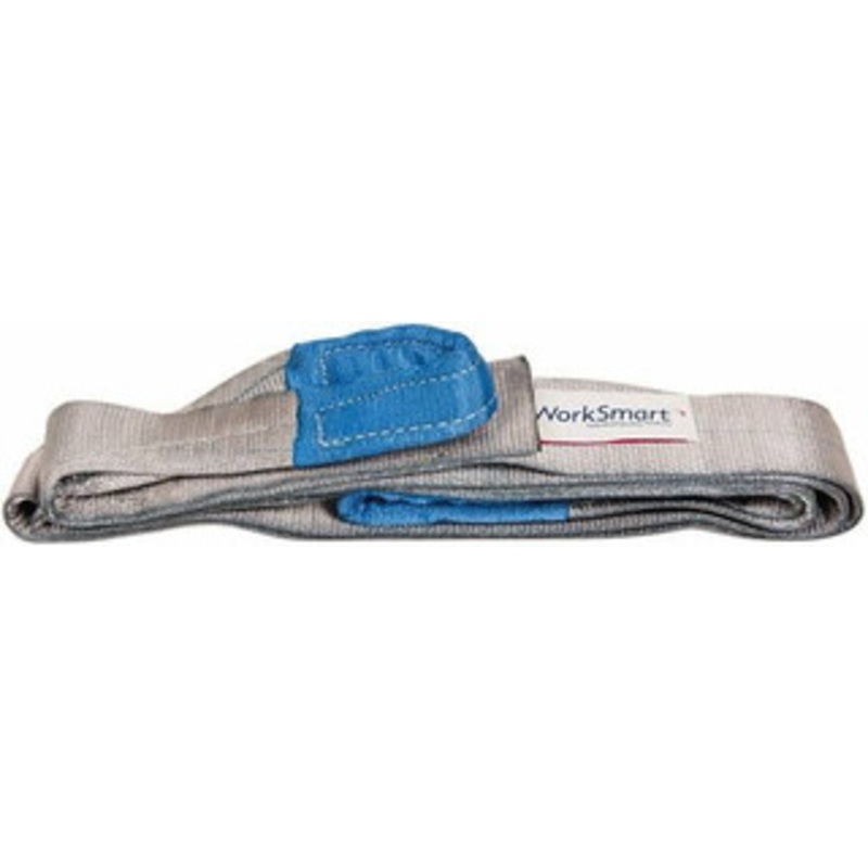 Value Collection 10 ft. Long x 3 Wide, 4,800 Lb Vertical Capacity, 1 Ply, Polyester Web Sling 3,800 Lb Choker Capacity, with Eye & Eye (Flat) WS-MH-SLNG1-122 – 43681311