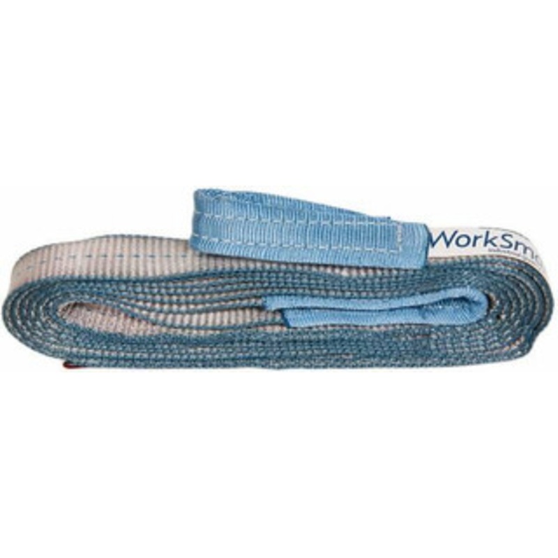 Value Collection 12 ft. Long x 1 Wide, 1,600 Lb Vertical Capacity, 1 Ply, Polyester Web Sling 1,250 Lb Choker Capacity, with Eye & Eye (Flat) WS-MH-SLNG1-113 – 43681261