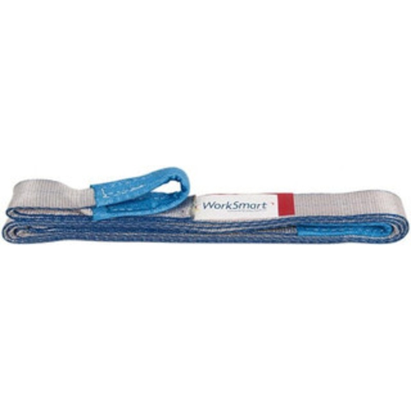 Value Collection 12 ft. Long x 2 Wide, 3,200 Lb Vertical Capacity, 1 Ply, Polyester Web Sling 2,500 Lb Choker Capacity, with Eye & Eye (Twisted) WS-MH-SLNG1-336 – 43683598