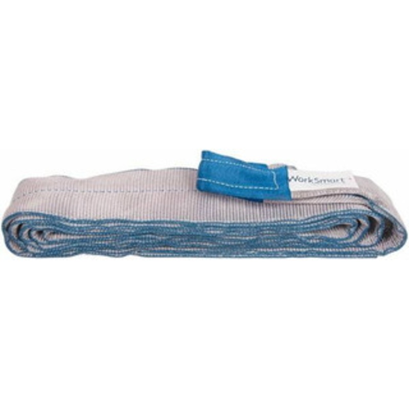 Value Collection 14 ft. Long x 4 Wide, 11,500 Lb Vertical Capacity, 2 Ply, Polyester Web Sling 9,200 Lb Choker Capacity, with Eye & Eye (Flat) WS-MH-SLNG1-319 – 43683440