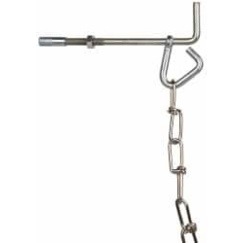 Value Collection 15 Ft. Chain and Hanger Kit with Reflector Steel, Standard Number 2/0 Chain, for Use with Wheel Chocks WS-MH-DOCK1-141 – 51380798