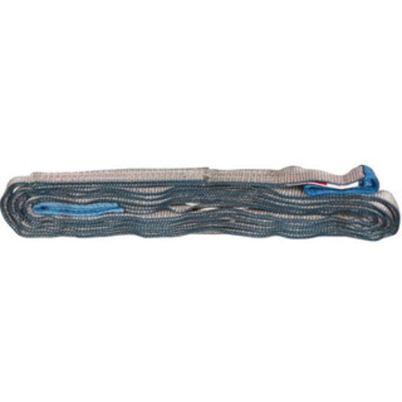 Value Collection 16 ft. Long x 1 Wide, 3,200 Lb Vertical Capacity, 2 Ply, Polyester Web Sling 2,500 Lb Choker Capacity, with Eye & Eye (Flat) WS-MH-SLNG1-285 – 43683093