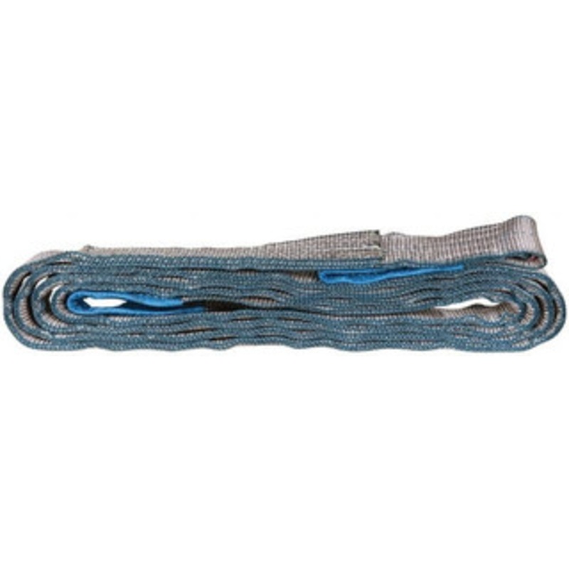 Value Collection 16 ft. Long x 2 Wide, 6,400 Lb Vertical Capacity, 2 Ply, Polyester Web Sling 5,000 Lb Choker Capacity, with Eye & Eye (Twisted) WS-MH-SLNG1-354 – 43683838