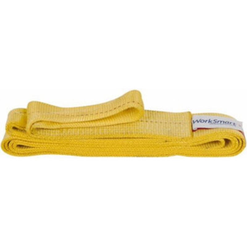 Value Collection 16 ft. Long x 3 Wide, 4,800 Lb Vertical Capacity, 1 Ply, Polyester Web Sling 3,800 Lb Choker Capacity, with Eye & Eye (Flat) WS-MH-SLNG1-124 – 43681337