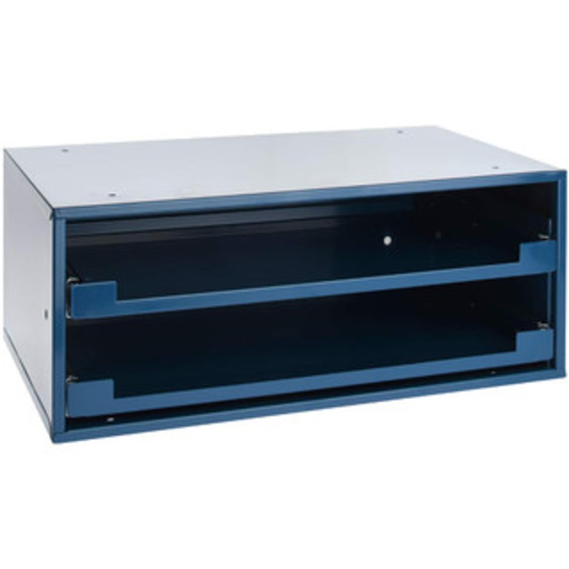 Value Collection 2 Drawer, Small Parts Slide Rack Cabinet 12-1/2 Deep x 20-1/2 Wide x 8-1/4 High BDNA-80706B – 45658903