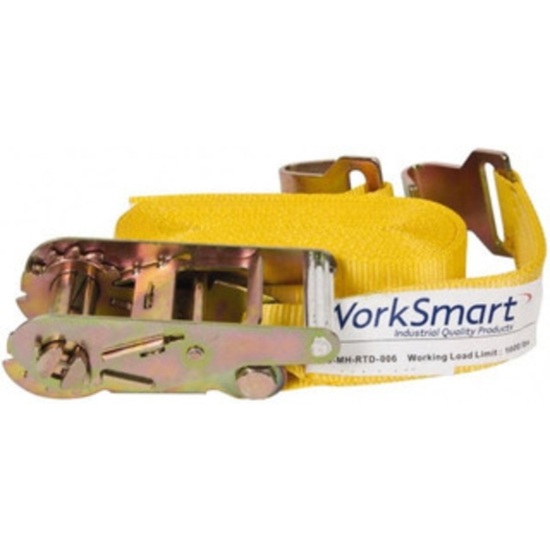Value Collection 27 ft. Long x 2 Wide, 3,300 Lb Basket Capacity, 1,600 Lb Vertical Capacity, 1 Ply, Polyester Web Sling Yellow WS-MH-RTD-006 – 93246924