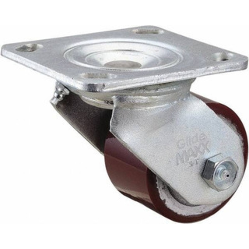 Value Collection 3 Diam x 1-1/2 Wide x 4-1/2 OAH Top Plate Mount Swivel Caster Polyurethane, 420 Lb Capacity, Roller Bearing, 4 x 4-1/2 Plate 16PY03201SK – 66027798