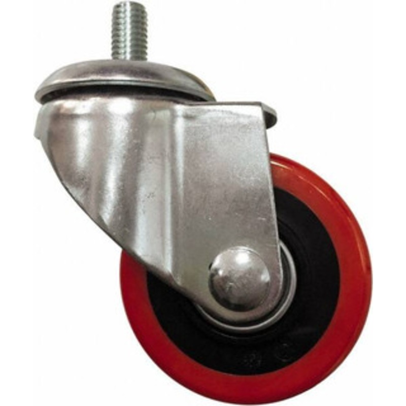 Value Collection 3 Diam x 1-1/4 Wide, Polyurethane Caster Wheel 220 Lb. Capacity, 3/8 Axle Diam, Ball Bearing C54PU3S2-1 – 52790318