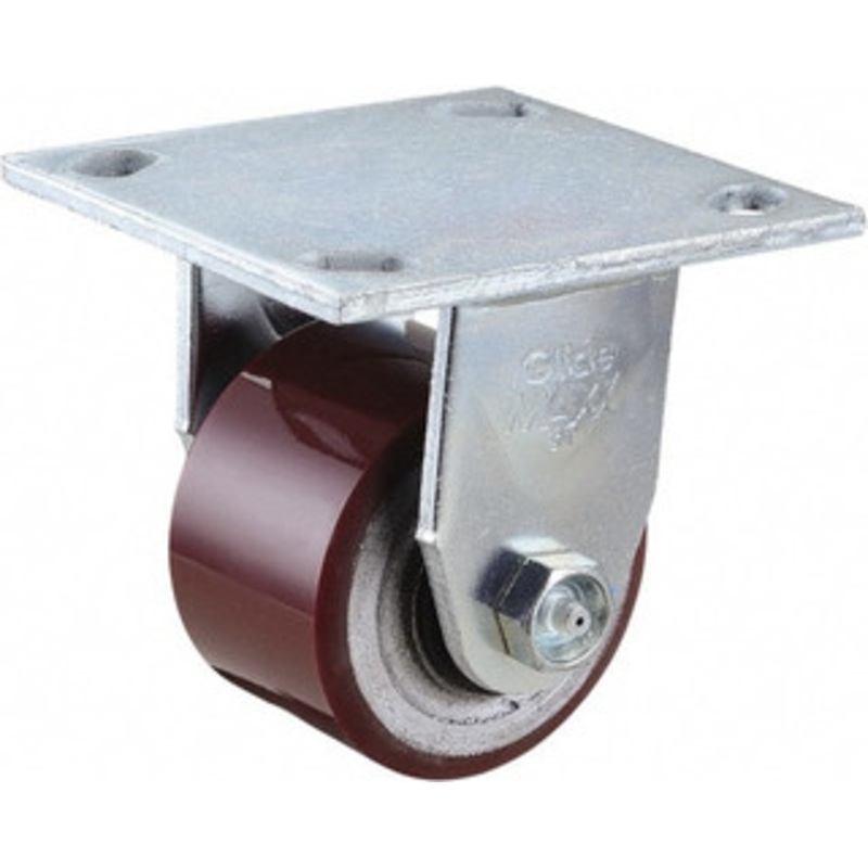 Value Collection 3 Diam x 2 Wide x 4-1/2 OAH Top Plate Mount Rigid Caster Polyurethane, 420 Lb Capacity, Roller Bearing, 4 x 4-1/2 Plate GMC-SI-0103 – 66028119