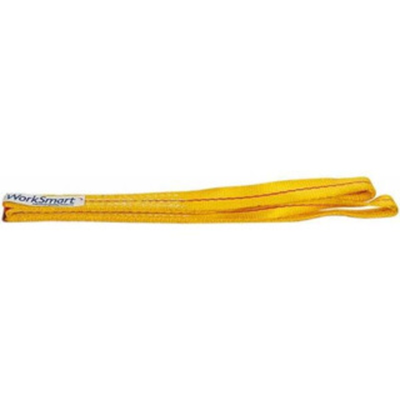 Value Collection 3 ft. Long x 1 Wide, 1,600 Lb Vertical Capacity, 1 Ply, Polyester Web Sling 1,250 Lb Choker Capacity, with Eye & Eye (Twisted) WS-MH-SLNG1-188 – 43681915