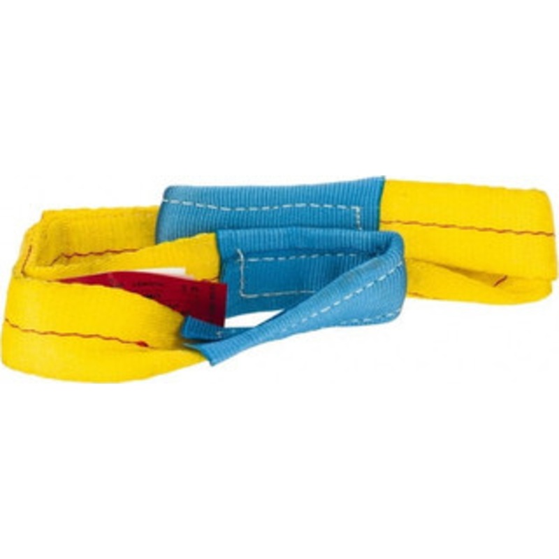 Value Collection 3 ft. Long x 2 Wide, 6,400 Lb Vertical Capacity, 2 Ply, Polyester Web Sling 5,000 Lb Choker Capacity, with Eye & Eye (Twisted) WS-MH-SLNG1-207 – 43682053