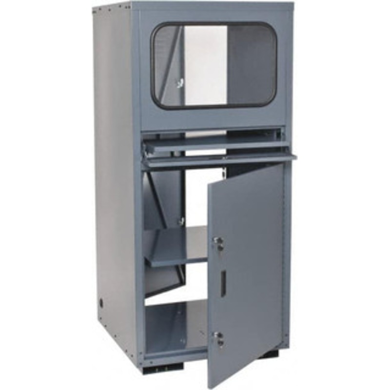 Value Collection 30 Inch Wide x 66.2969 Inch High x 30 Inch Deep Computer Cabinet Front and Rear Access with Locking Doors WS-MH-CAB-004 – 44084754
