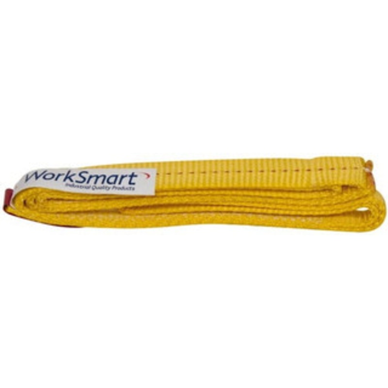 Value Collection 4 ft. Long x 1 Wide, 1,600 Lb Vertical Capacity, 1 Ply, Polyester Web Sling 1,250 Lb Choker Capacity, with Eye & Eye (Flat) WS-MH-SLNG1-109 – 43681212