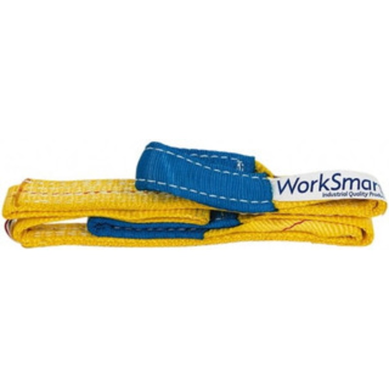 Value Collection 4 ft. Long x 1 Wide, 1,600 Lb Vertical Capacity, 1 Ply, Polyester Web Sling 1,250 Lb Choker Capacity, with Eye & Eye (Twisted) WS-MH-SLNG1-189 – 43681923