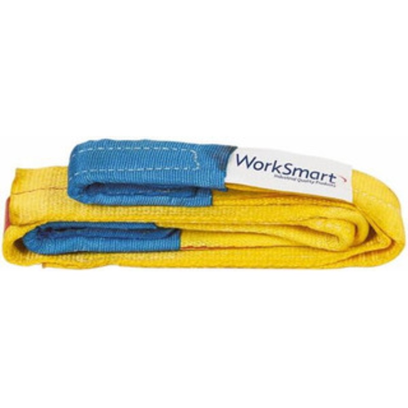 Value Collection 4 ft. Long x 3 Wide, 4,800 Lb Vertical Capacity, 1 Ply, Polyester Web Sling 3,800 Lb Choker Capacity, with Eye & Eye (Flat) WS-MH-SLNG1-119 – 43681287