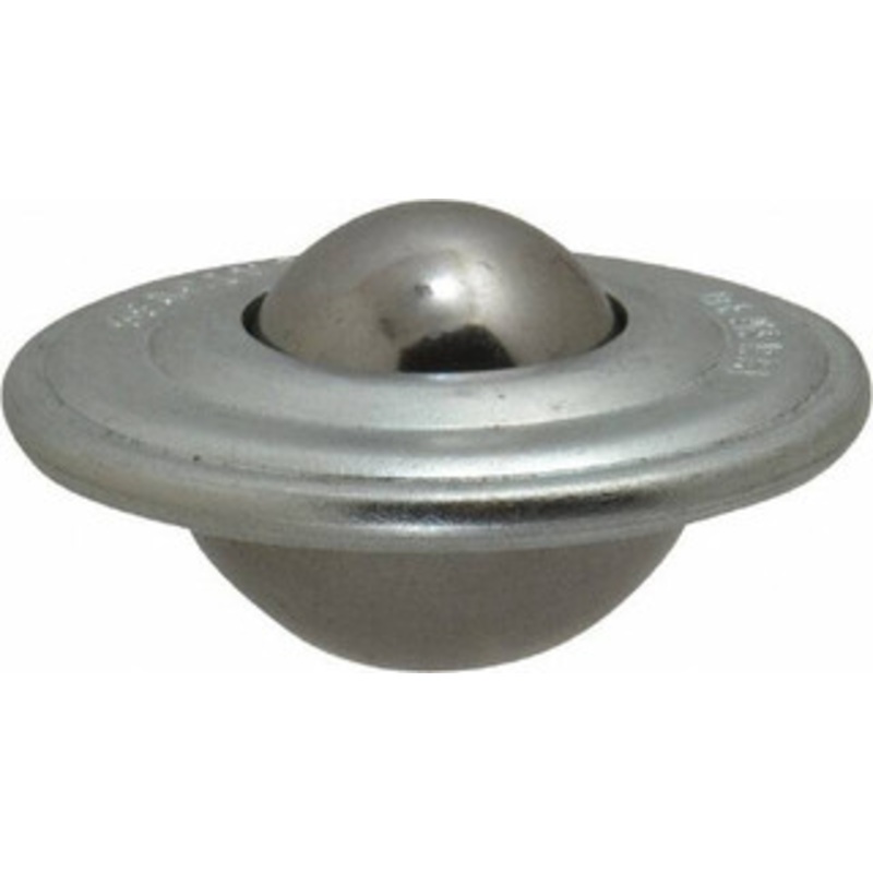 Value Collection 5/8 Inch Diameter, Round, Carbon Steel Ball Transfer 1.4063 Inch Overall Diameter, 3/4 Inch Mount Height, 40 Lb. Capacity 4040-02 – 00290668