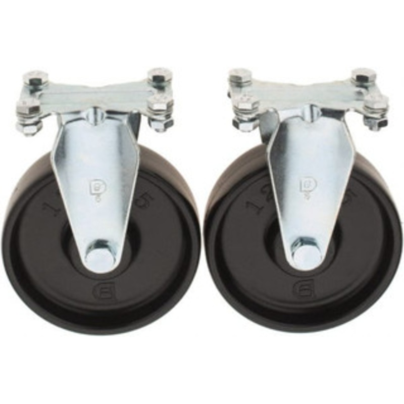 Value Collection 5 Diam x 1-1/4 Wide x 6-15/64 OAH Top Plate Mount Rigid Caster Polypropylene, 250 Lb Capacity, Sleeve Bearing, 2-3/8 x 3-5/8 Plate 8-531222 – 35906940