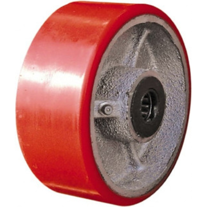 Value Collection 5 Diam x 2 Wide, Polyurethane on Iron Caster Wheel 1,000 Lb. Capacity, 3/4 Axle Diam, Roller Bearing CWMU5600 – 52790276