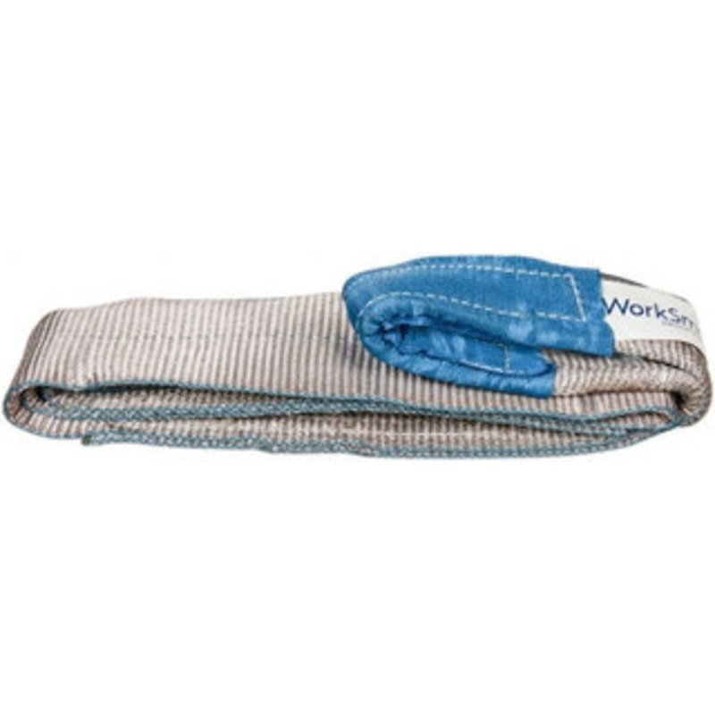 Value Collection 5 ft. Long x 3 Wide, 4,800 Lb Vertical Capacity, 1 Ply, Polyester Web Sling 3,800 Lb Choker Capacity, with Eye & Eye (Flat) WS-MH-SLNG1-260 – 43682830