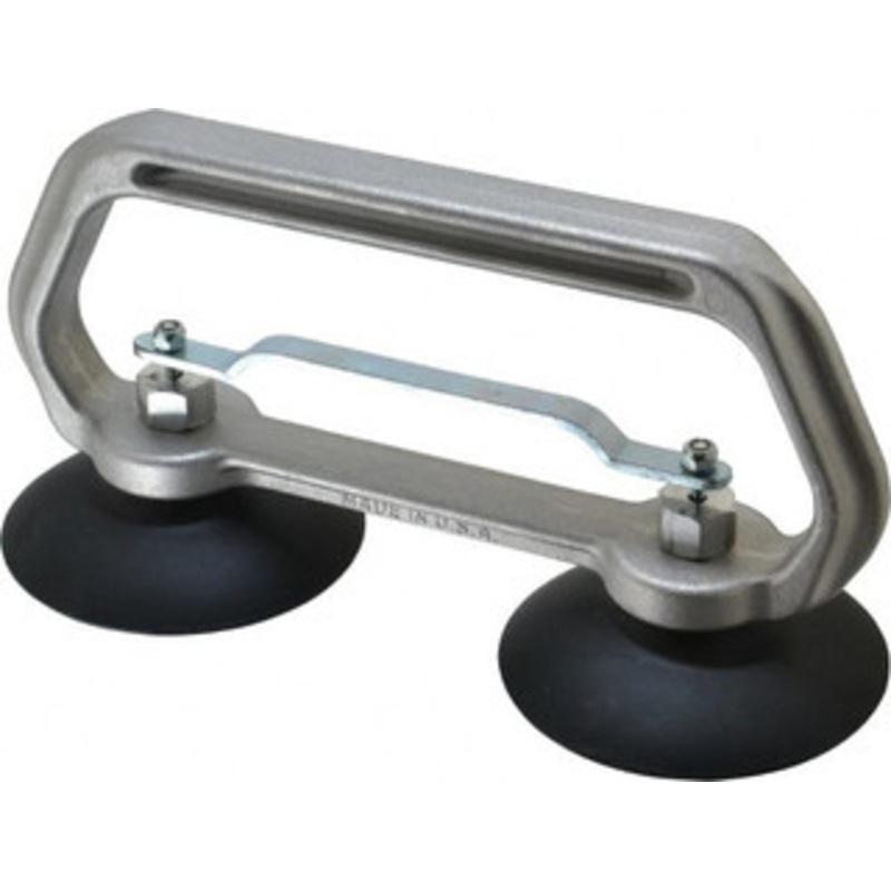 Value Collection 50 Lb. Capacity Heavy Duty Double Cup Sheet Metal Lifter with Release Trigger 10 Inch Handle Length and 4 Inch Cup Diameter A6540 – 89830905