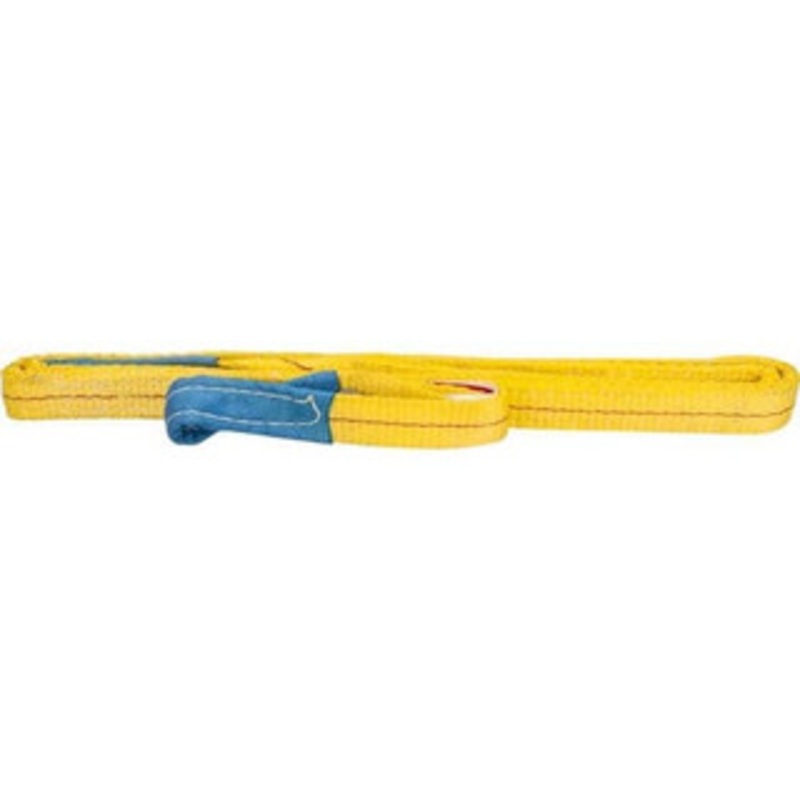 Value Collection 8 ft. Long x 1 Wide, 3,200 Lb Vertical Capacity, 2 Ply, Polyester Web Sling 2,500 Lb Choker Capacity, with Eye & Eye (Twisted) WS-MH-SLNG1-206 – 43682046