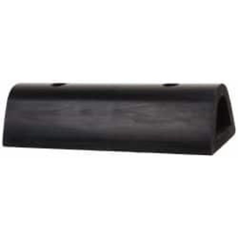 Value Collection Synthetic Rubber Extruded Half-Oval Fender Bumper 12 Wide x 4 High, 4 Projection, 0.89 Bolt Hole Diam RBD412 – 51380277