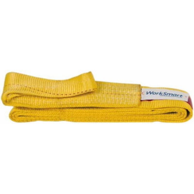 Value Collection 12 ft. Long x 3 Wide, 4,800 Lb Vertical Capacity, 1 Ply, Polyester Web Sling 3,800 Lb Choker Capacity, with Eye & Eye (Flat) WS-MH-SLNG1-123 – 43681329