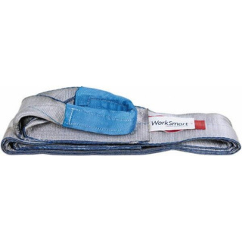 Value Collection 12 ft. Long x 4 Wide, 6,400 Lb Vertical Capacity, 1 Ply, Polyester Web Sling 5,000 Lb Choker Capacity, with Eye & Eye (Flat) WS-MH-SLNG1-274 – 43682970