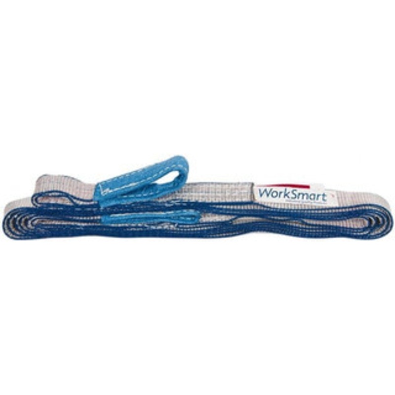Value Collection 16 ft. Long x 1 Wide, 1,600 Lb Vertical Capacity, 1 Ply, Polyester Web Sling 1,250 Lb Choker Capacity, with Eye & Eye (Flat) WS-MH-SLNG1-242 – 43682657