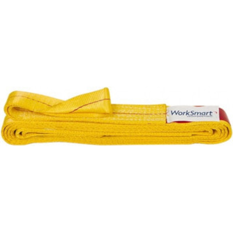 Value Collection 16 ft. Long x 2 Wide, 3,200 Lb Vertical Capacity, 1 Ply, Polyester Web Sling 2,500 Lb Choker Capacity, with Eye & Eye (Twisted) WS-MH-SLNG1-198 – 43681972
