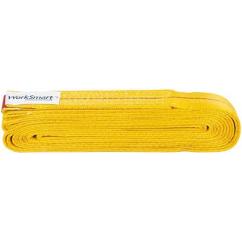 Value Collection 16 ft. Long x 2 Wide, 6,400 Lb Vertical Capacity, 1 Ply, Polyester Web Sling 5,000 Lb Choker Capacity, with Endless Sling WS-MH-SLNG1-168 – 43681709