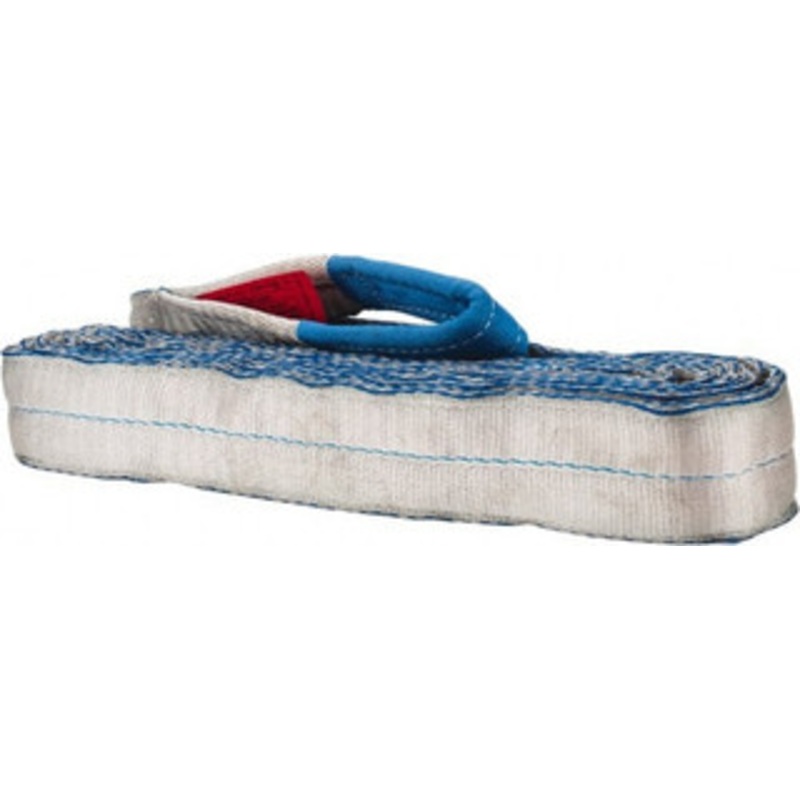 Value Collection 18 ft. Long x 3 Wide, 8,600 Lb Vertical Capacity, 2 Ply, Polyester Web Sling 6,900 Lb Choker Capacity, with Eye & Eye (Flat) WS-MH-SLNG1-310 – 43683358
