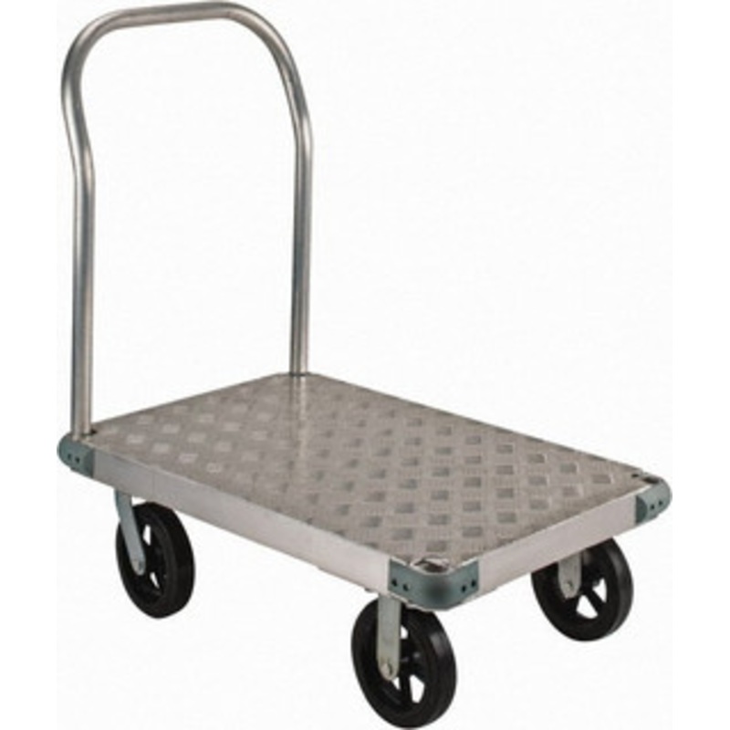 Value Collection 2,000 Lb Capacity Aluminum Platform Truck 36 Long x 24 Wide, 8 Diam Casters H714A-8MR – 89739023