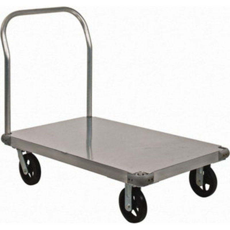 Value Collection 2,000 Lb Capacity Aluminum Platform Truck 48 Long x 30 Wide, 8 Diam Casters H716S-8MR – 89739106