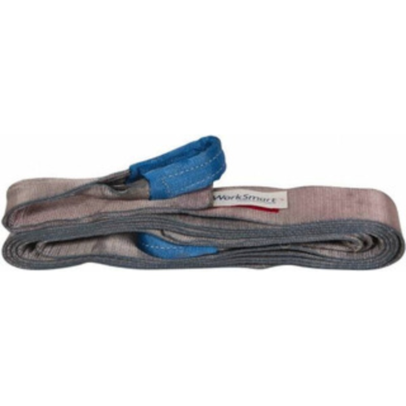 Value Collection 20 ft. Long x 3 Wide, 4,800 Lb Vertical Capacity, 1 Ply, Polyester Web Sling 3,800 Lb Choker Capacity, with Eye & Eye (Flat) WS-MH-SLNG1-270 – 43682939