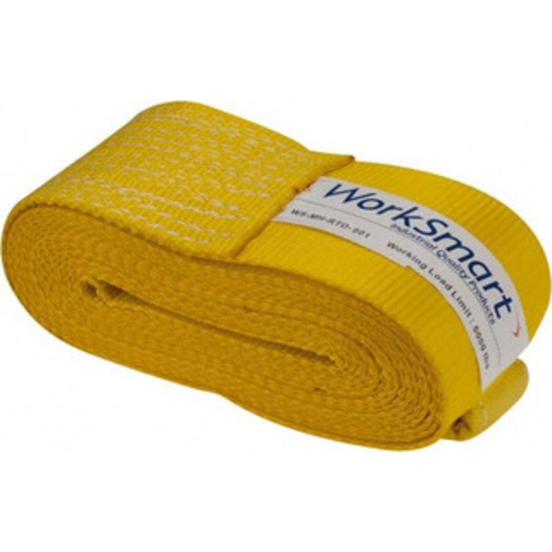 Value Collection 27 ft. Long x 4 Wide, 1 Ply, Polyester Web Sling Yellow WS-MH-RTD-001 – 93246825