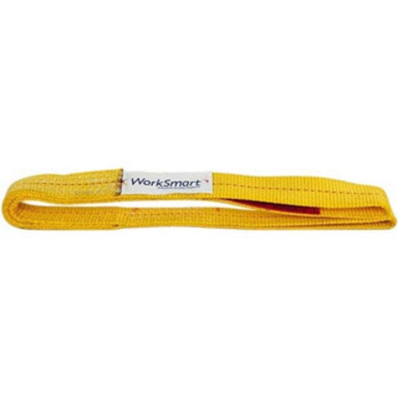 Value Collection 3 ft. Long x 2 Wide, 4,800 Lb Vertical Capacity, 2 Ply, Nylon Web Sling 3,800 Lb Choker Capacity, with Eye & Eye (Flat) WS-MH-SLNG1-102 – 43683606