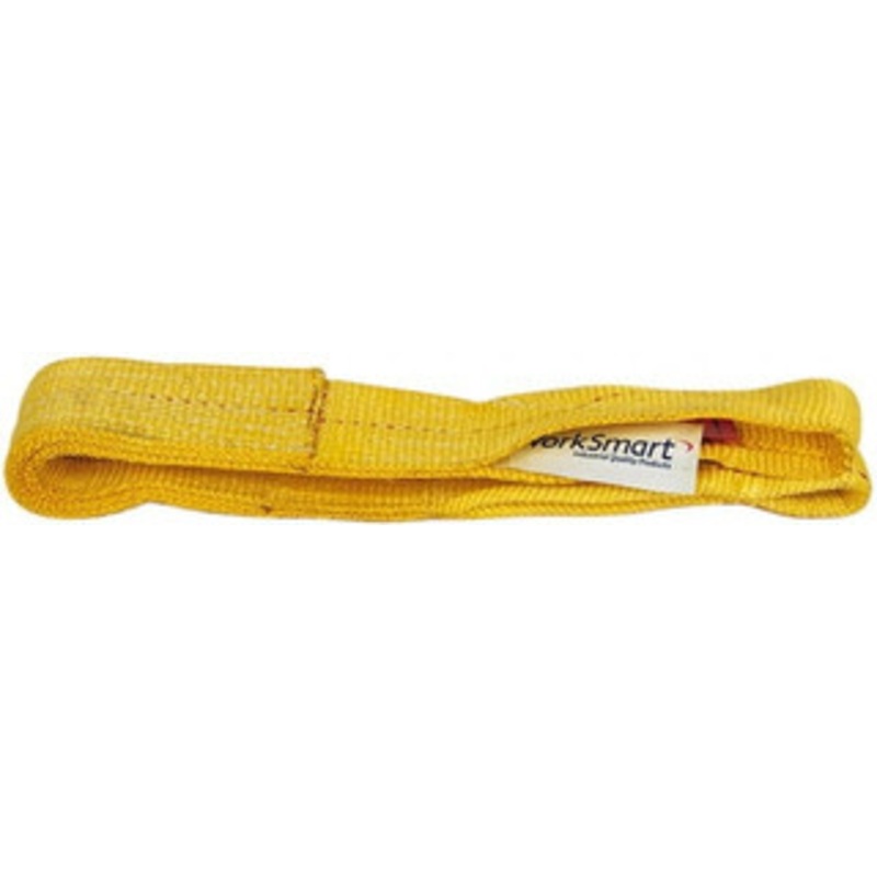 Value Collection 3 ft. Long x 3 Wide, 6,500 Lb Vertical Capacity, 2 Ply, Nylon Web Sling 5,200 Lb Choker Capacity, with Eye & Eye (Flat) WS-MH-SLNG1-103 – 43683622