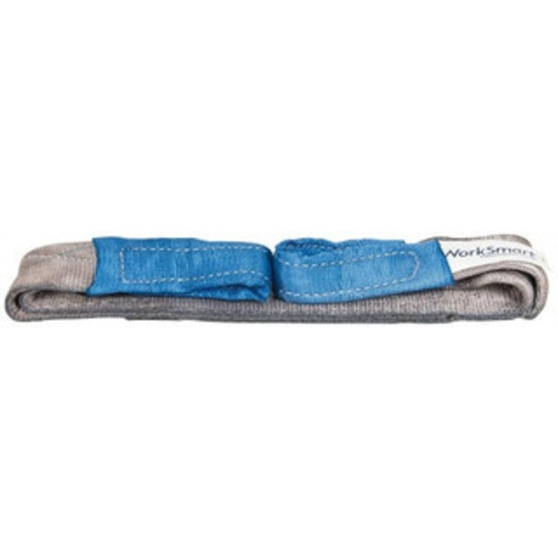 Value Collection 3 ft. Long x 3 Wide, 8,600 Lb Vertical Capacity, 2 Ply, Polyester Web Sling 6,900 Lb Choker Capacity, with Eye & Eye (Flat) WS-MH-SLNG1-299 – 43683234