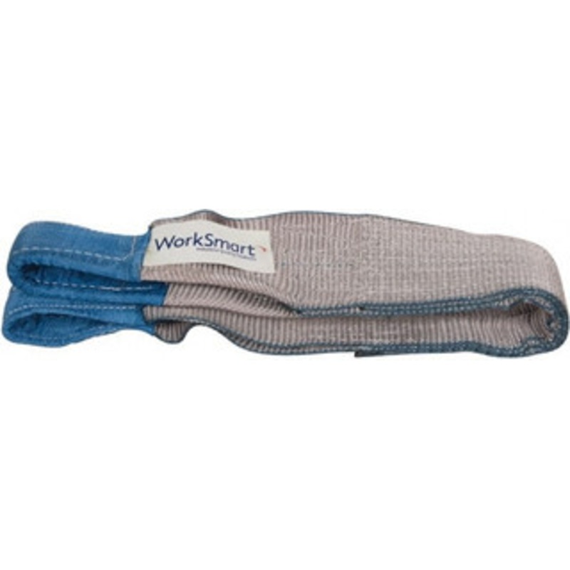Value Collection 3 ft. Long x 4 Wide, 11,500 Lb Vertical Capacity, 2 Ply, Polyester Web Sling 9,200 Lb Choker Capacity, with Eye & Eye (Flat) WS-MH-SLNG1-312 – 43683374