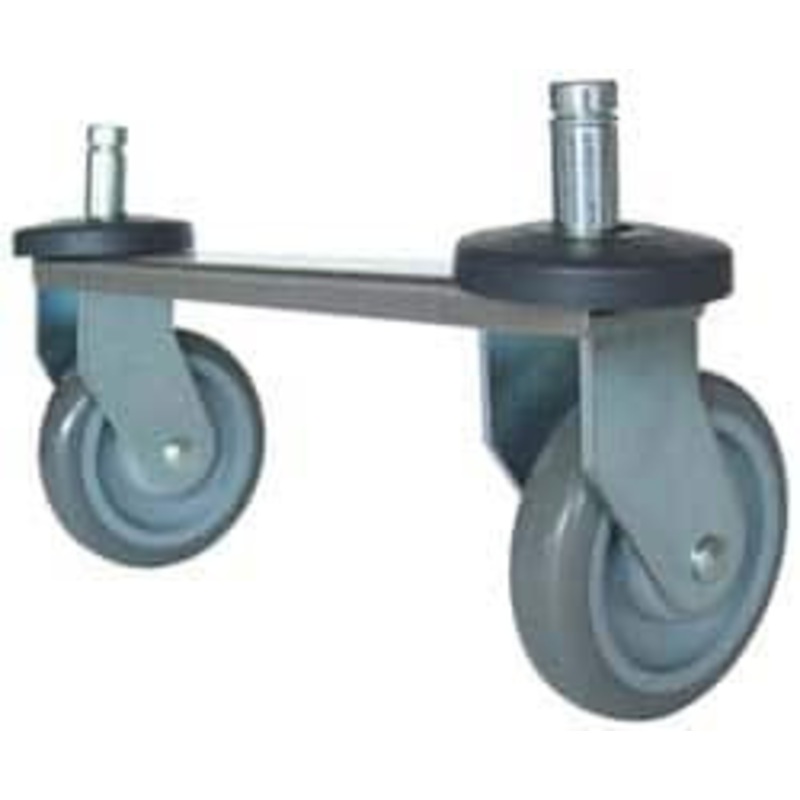 Value Collection 5 Diam x 1-1/4 Wide, Polyurethane Rigid Caster 600 Lb Capacity, Friction Ring Stem Mount WS-MH-WS-035 – 70243357