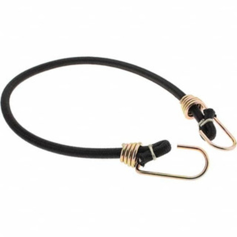 Value Collection 5 Qty 1 Pack Heavy Duty Tie Down with Fixed Ends Hook & Safety Clasp 24 OAL, Black BD-KP25362-2 – 53606943