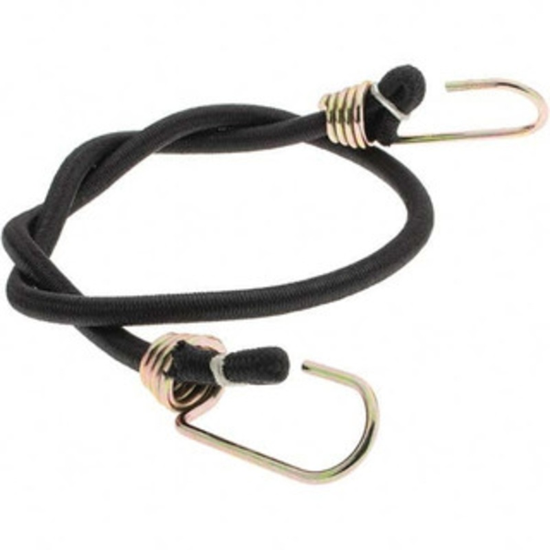 Value Collection 5 Qty 1 Pack Heavy Duty Tie Down with Fixed Ends Hook & Safety Clasp 32 OAL, Black BD-KP25363-2 – 53606935